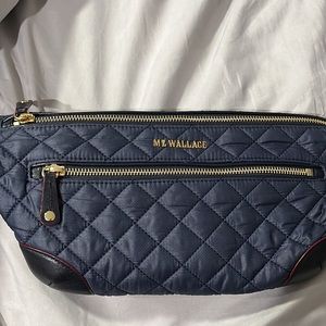 MZ Wallace Belt Bag Dawn with matching wallet